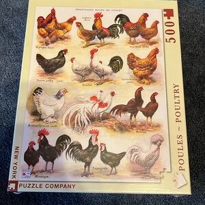Poultry puzzle 500 pieces
